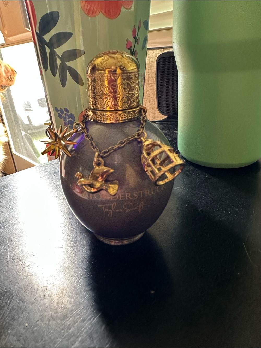 Taylor Swift Wonderstruck Purple & Gold three charms. Used,about 3/4 full 1.7 oz - Picture 4 of 7